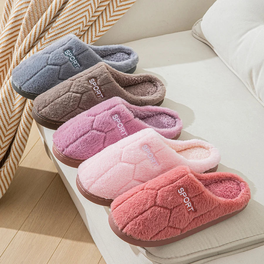 Cotton Slippers for Women in Autumn and Winter