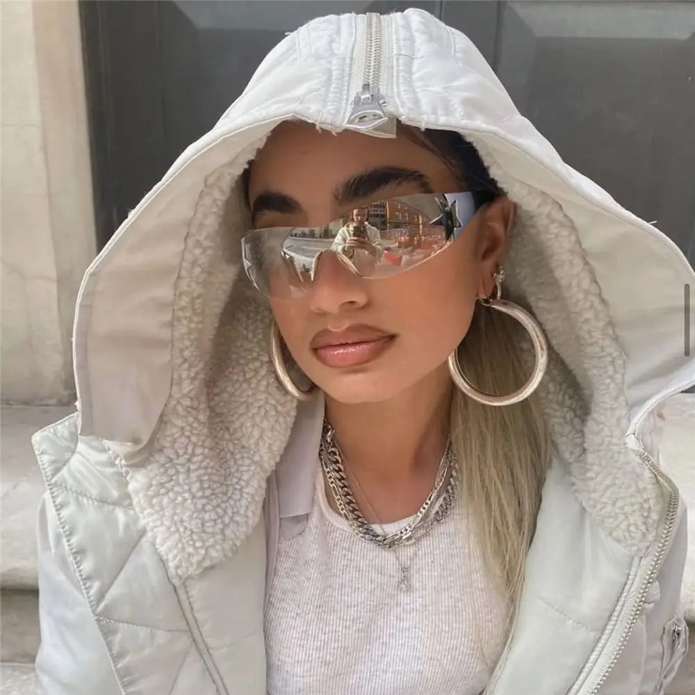 Wrap Around Sunglasses for Women Men