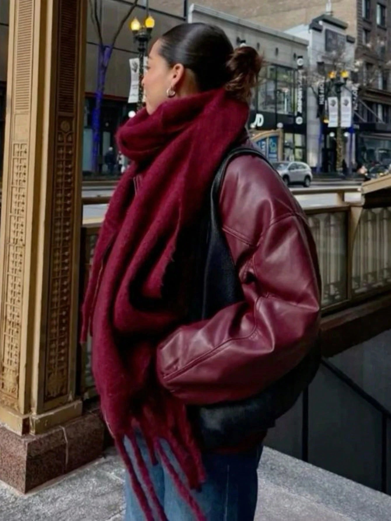 Winter Warm Thick Shawl Pashmina Scarves Long Tassel