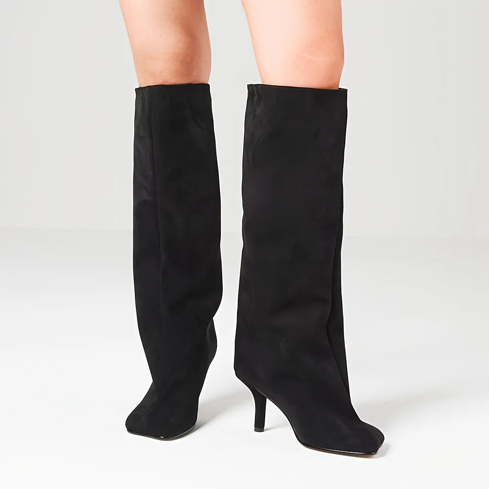 Women's Suede Knee High Boots