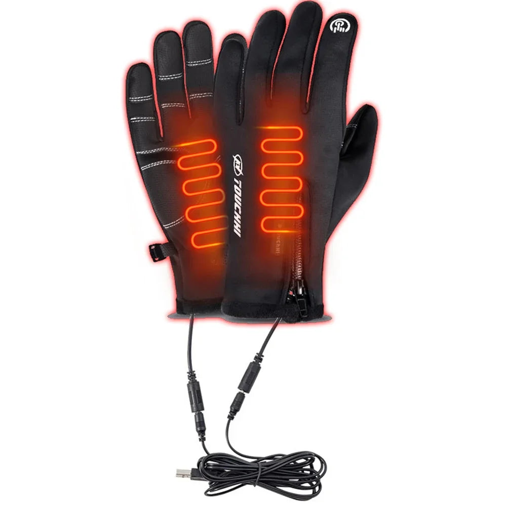 Thermal Heated Touch Screen Gloves