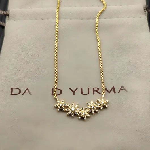 DY Classic Love Star Pearl Pendant Necklace