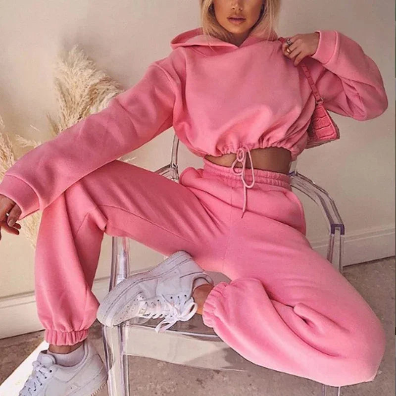 Women Two Piece Sweats Set