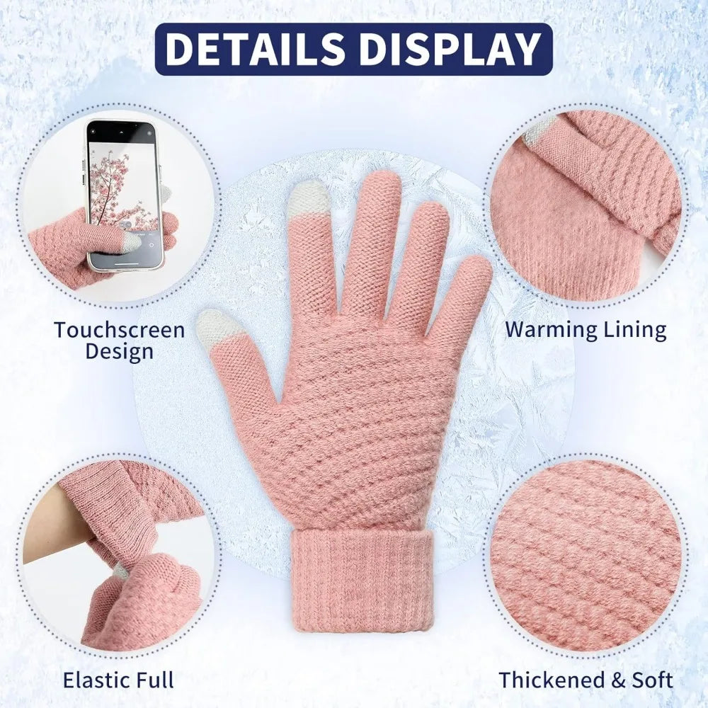 Women Winter Touchscreen Gloves