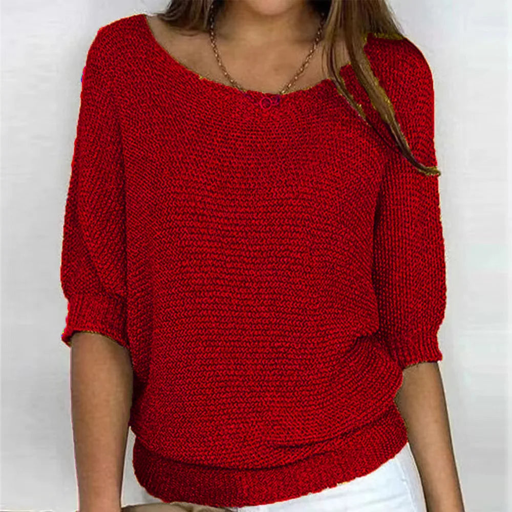 Women Sweater Basic Pullover