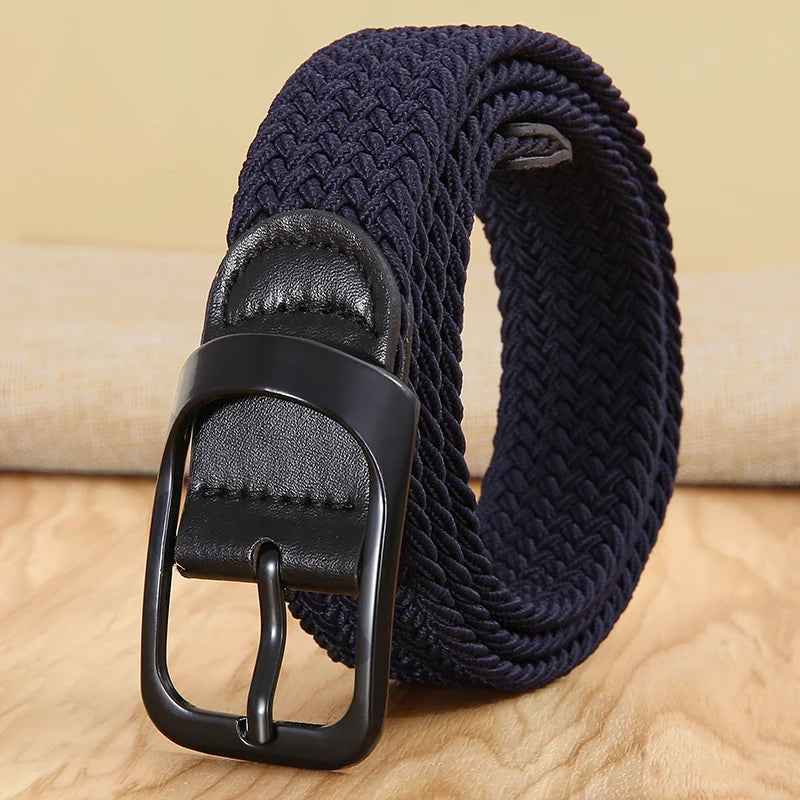 Non-hole Punch-free MEN'S AND WOMEN'S Woven Belt