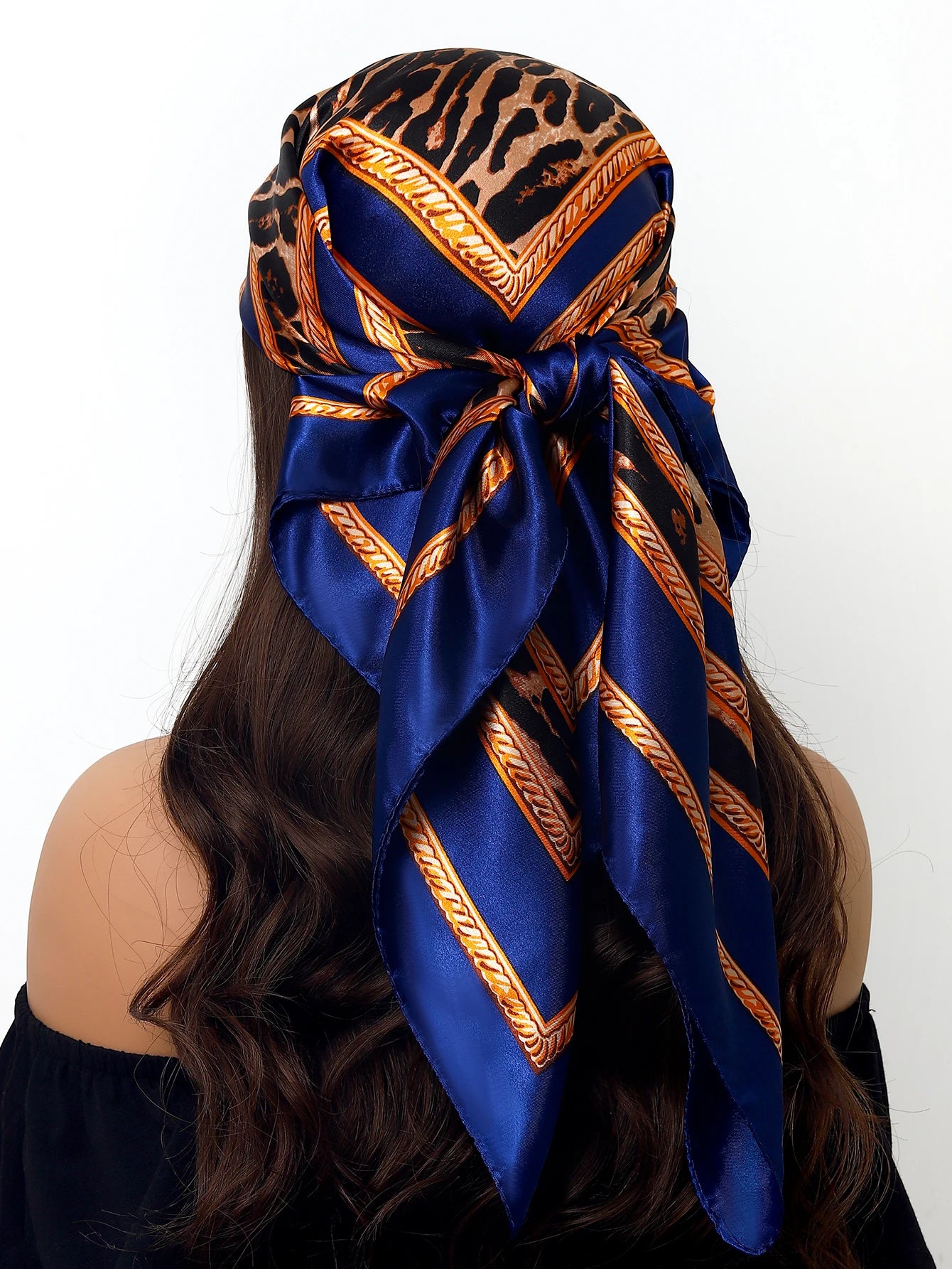 Women Printed Pre-tie Headscarf