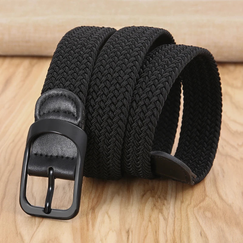 Non-hole Punch-free MEN'S AND WOMEN'S Woven Belt