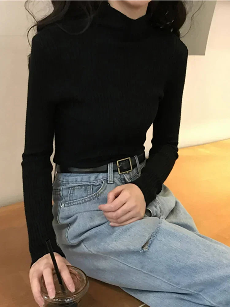 Knit Chic Autumn Winter Sweater Pullovers