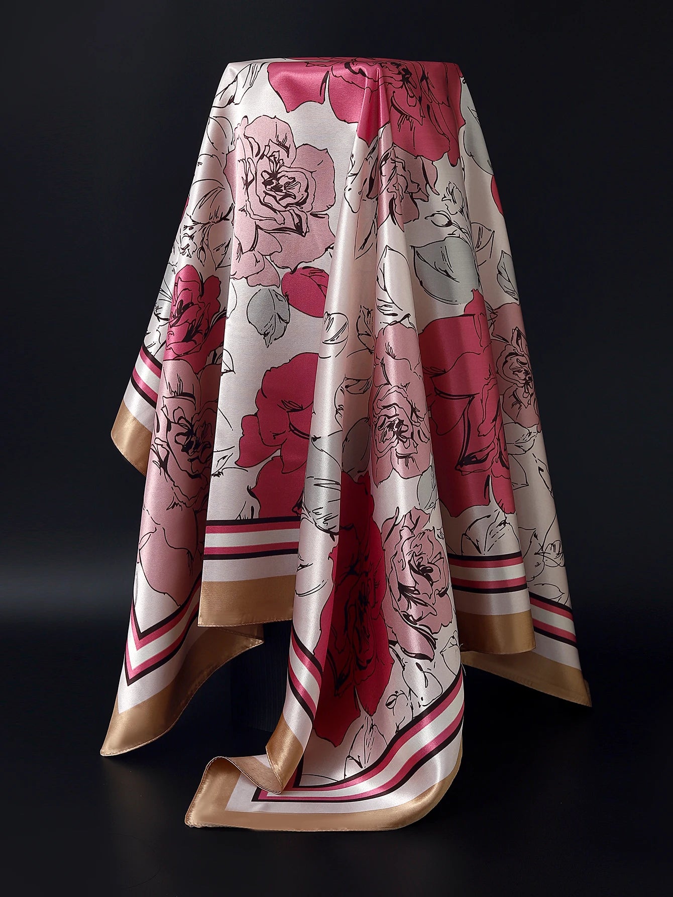 Women Printed Pre-tie Headscarf