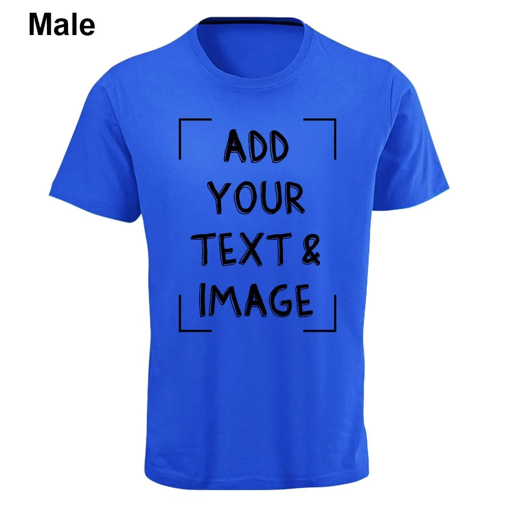 Custom T-shirt with Your Photo Text Image