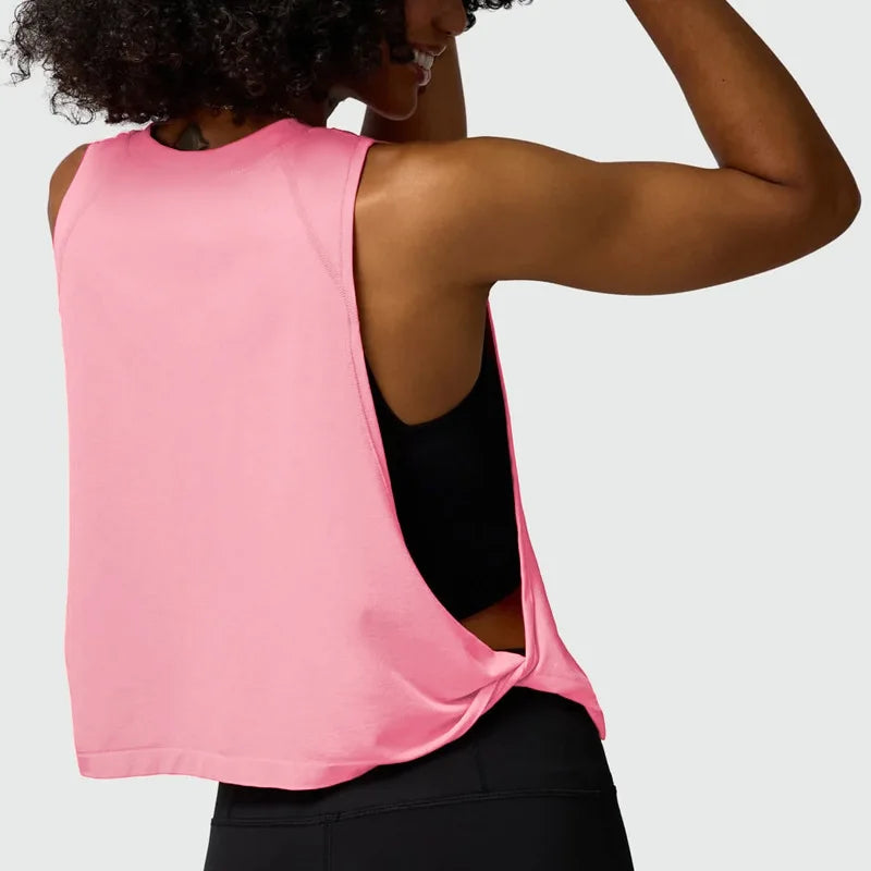 Women Sleeveless Yoga Tops