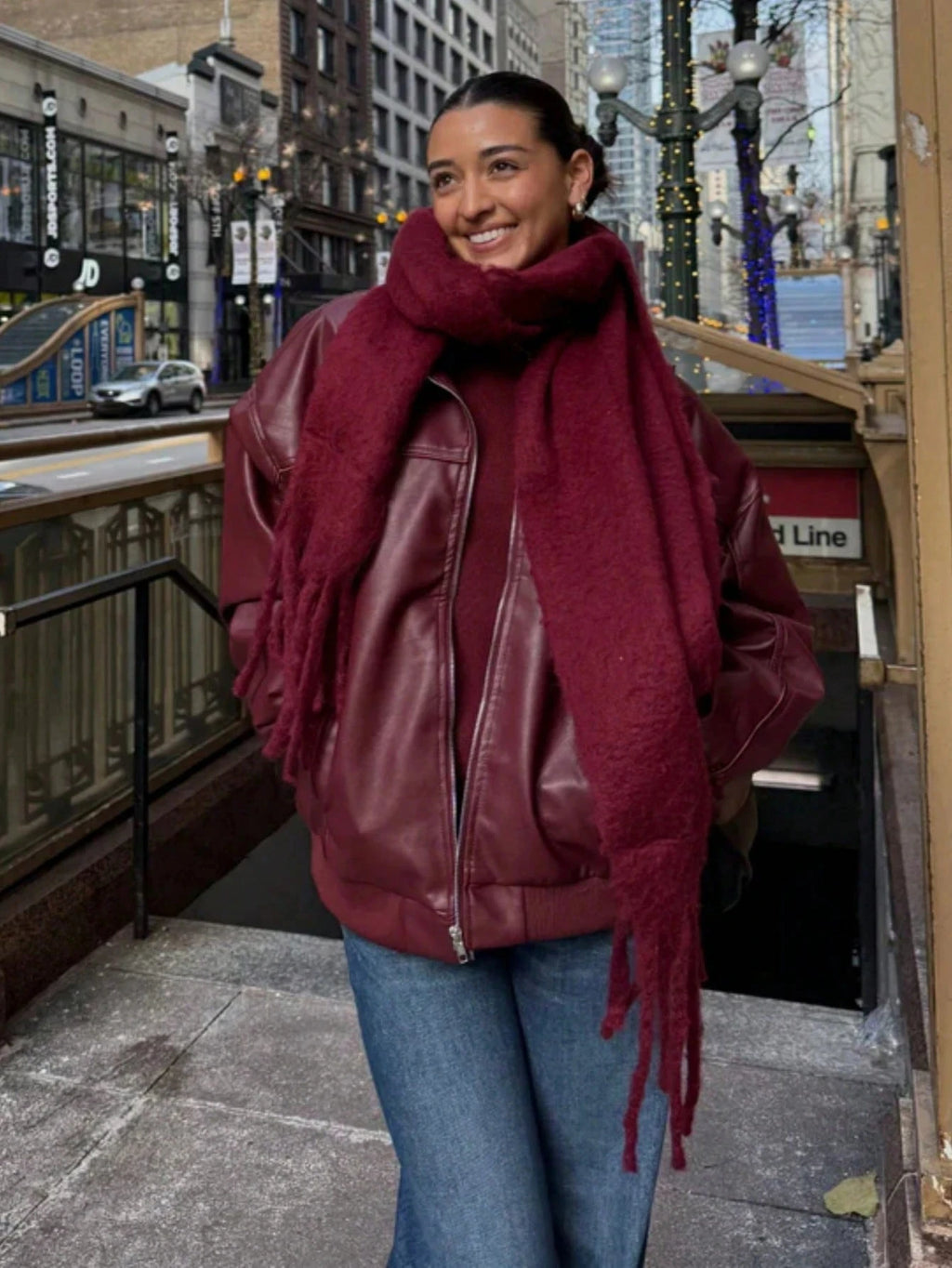 Winter Warm Thick Shawl Pashmina Scarves Long Tassel