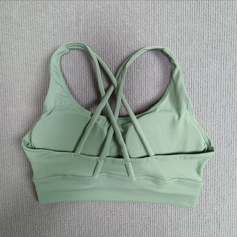 Yoga sports bra Solid color