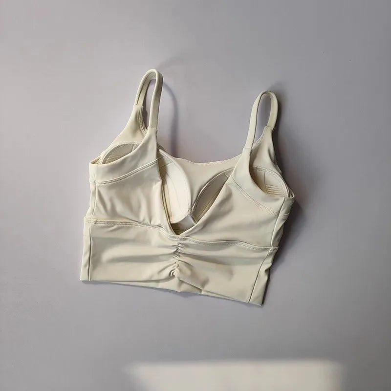 Fixed Pad Sports Bra for Women