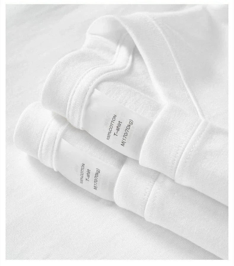 Luxury Brand Letter-printed T-shirts Men's and Women's Cotton