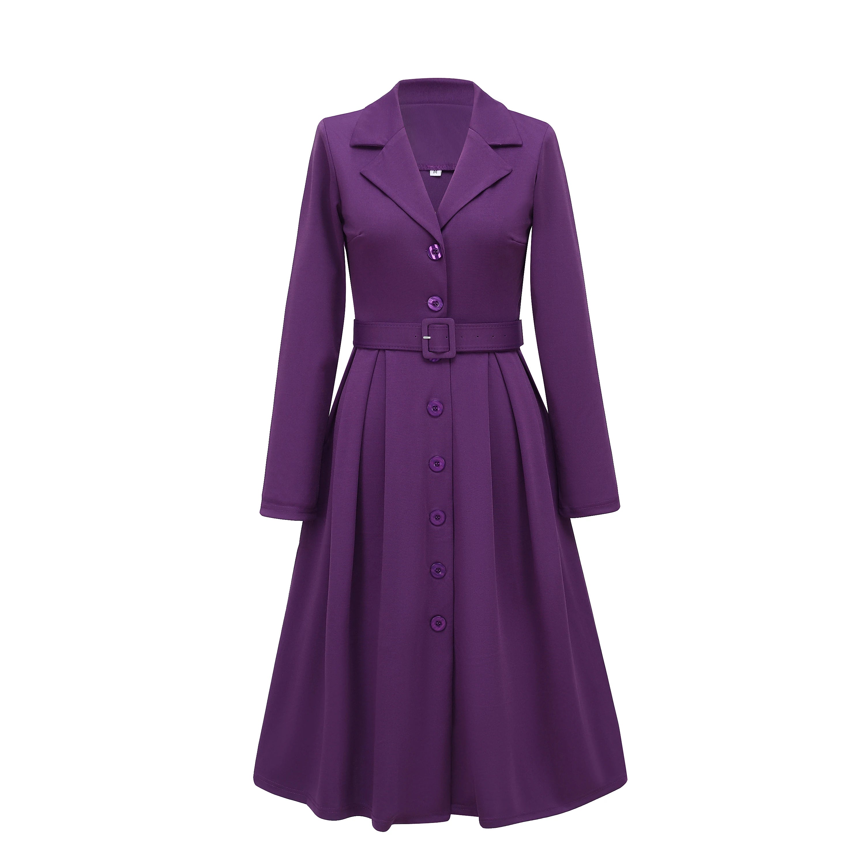 2026 Fashion All-match Elegant Stretch Dress Dress with Collar