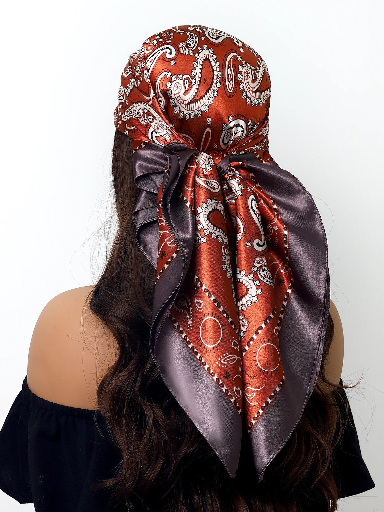 Women Printed Pre-tie Headscarf