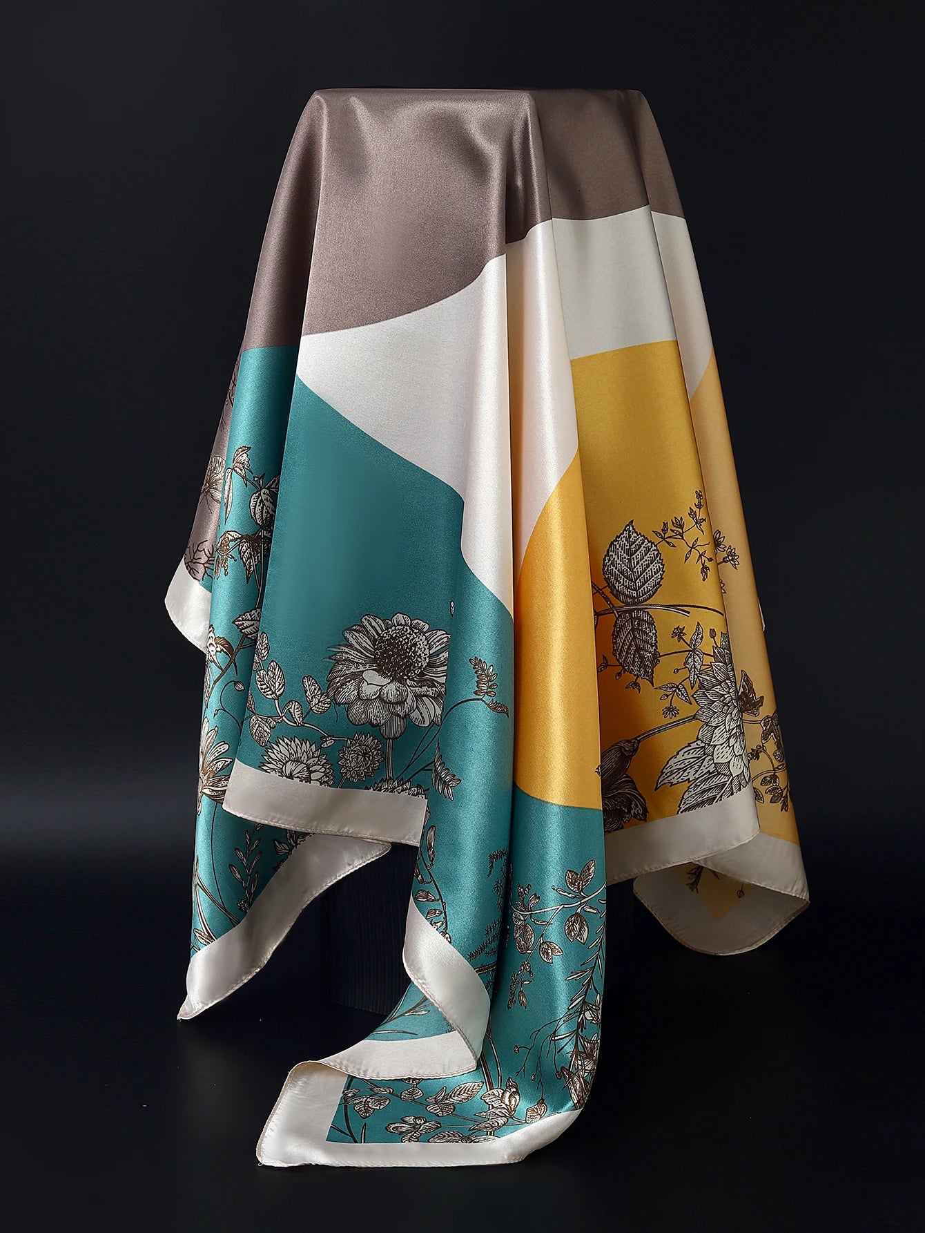 Women Printed Pre-tie Headscarf