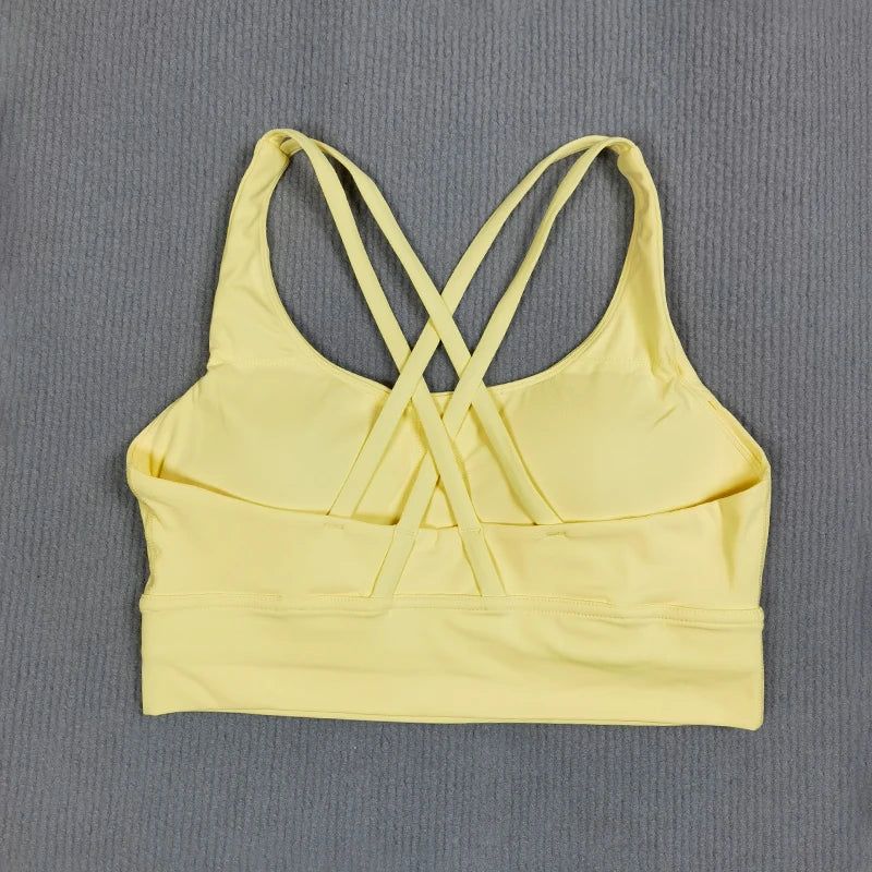 Yoga sports bra Solid color