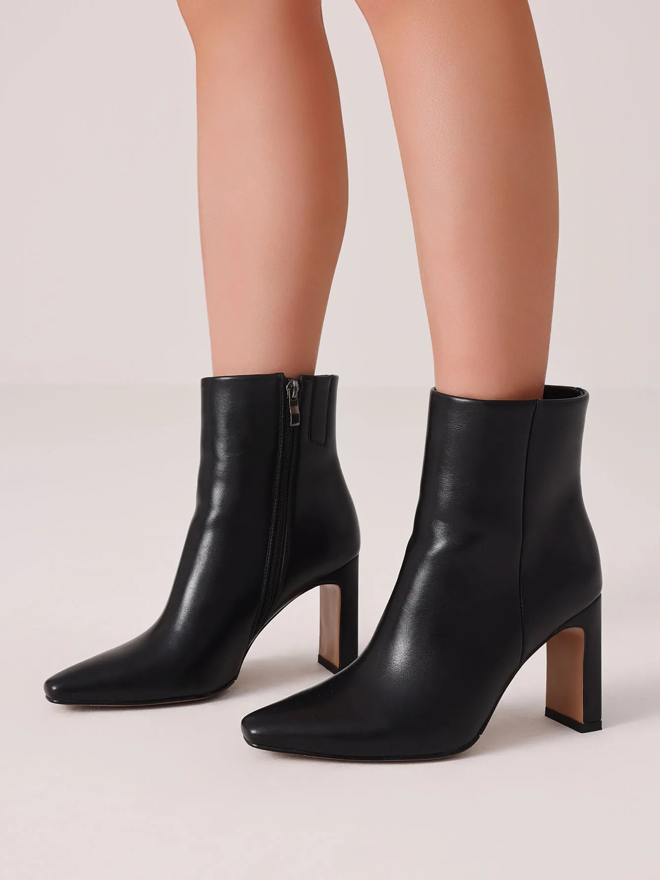 Women's Square Toe Ankle Boots