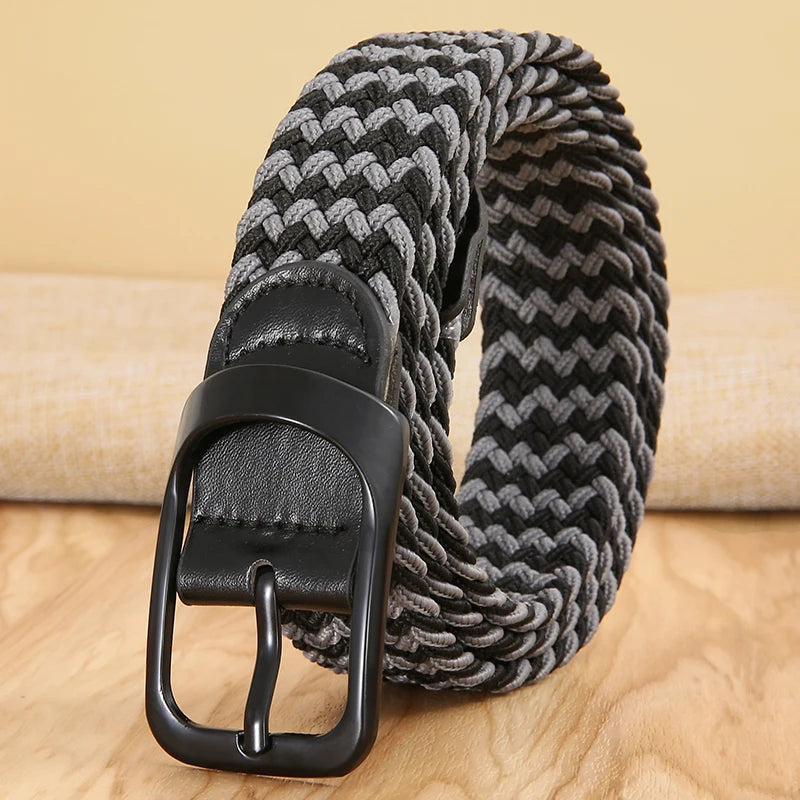 Non-hole Punch-free MEN'S AND WOMEN'S Woven Belt