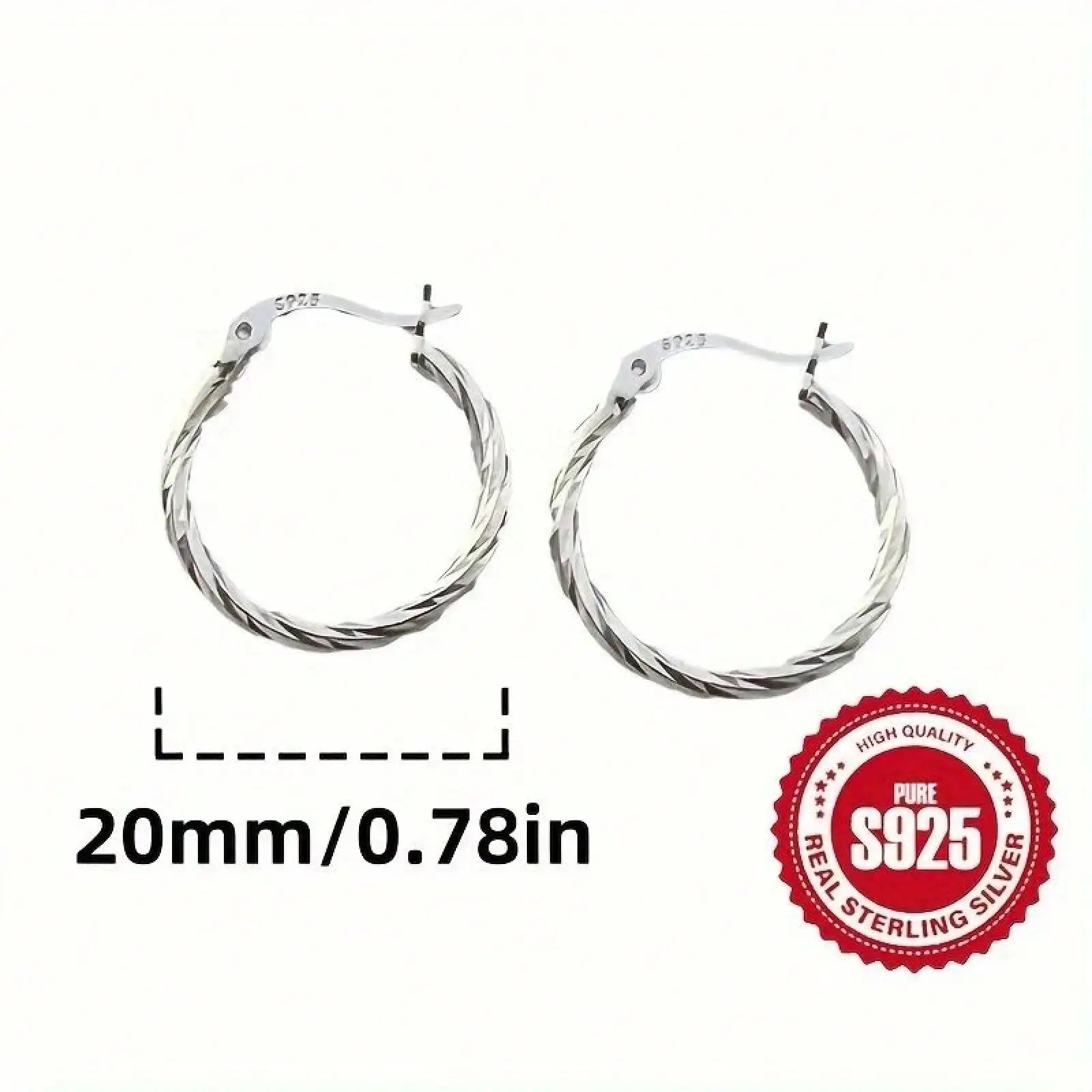 Hypoallergenic Silver Earrings for Women