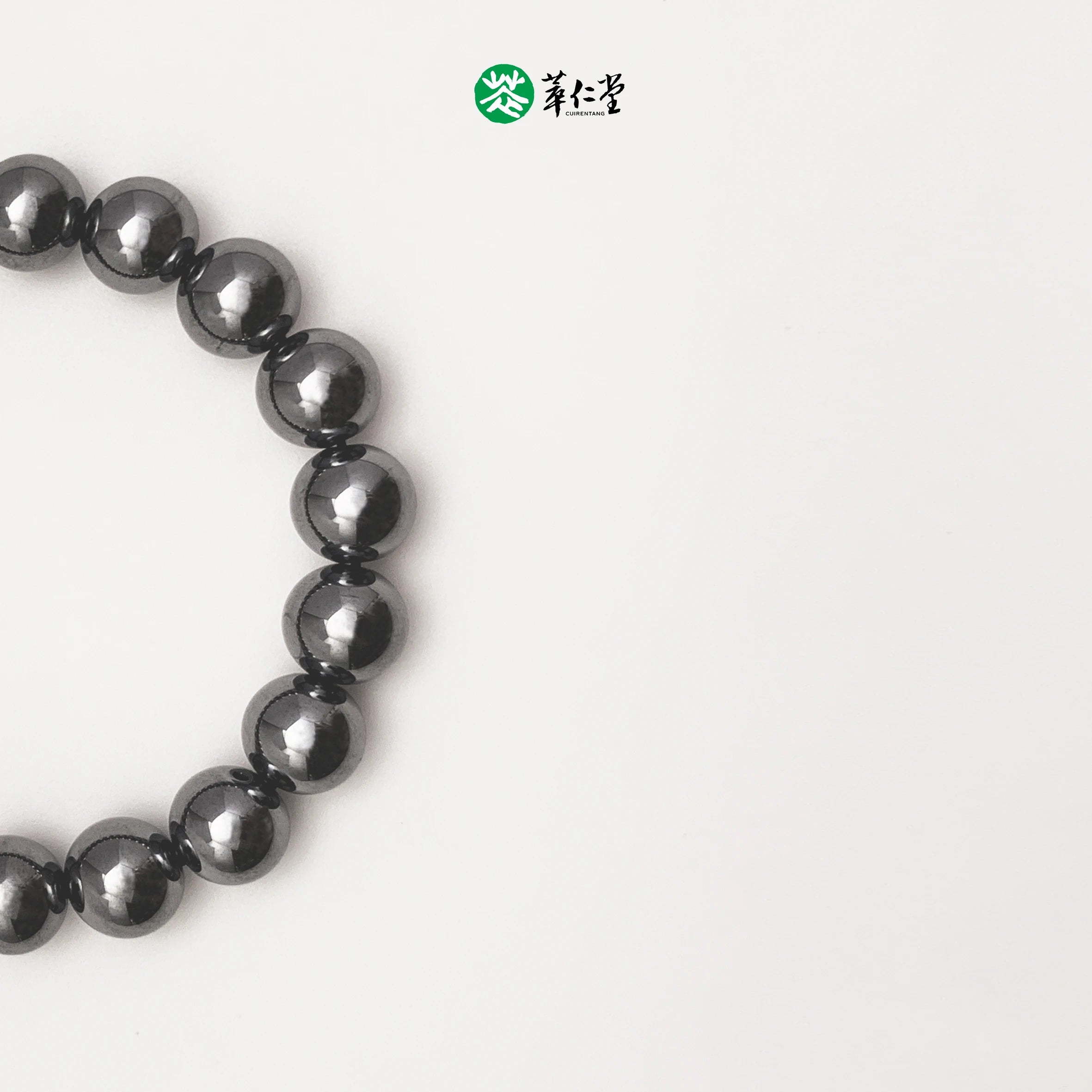 Titanium Hertz bracelet with small beads