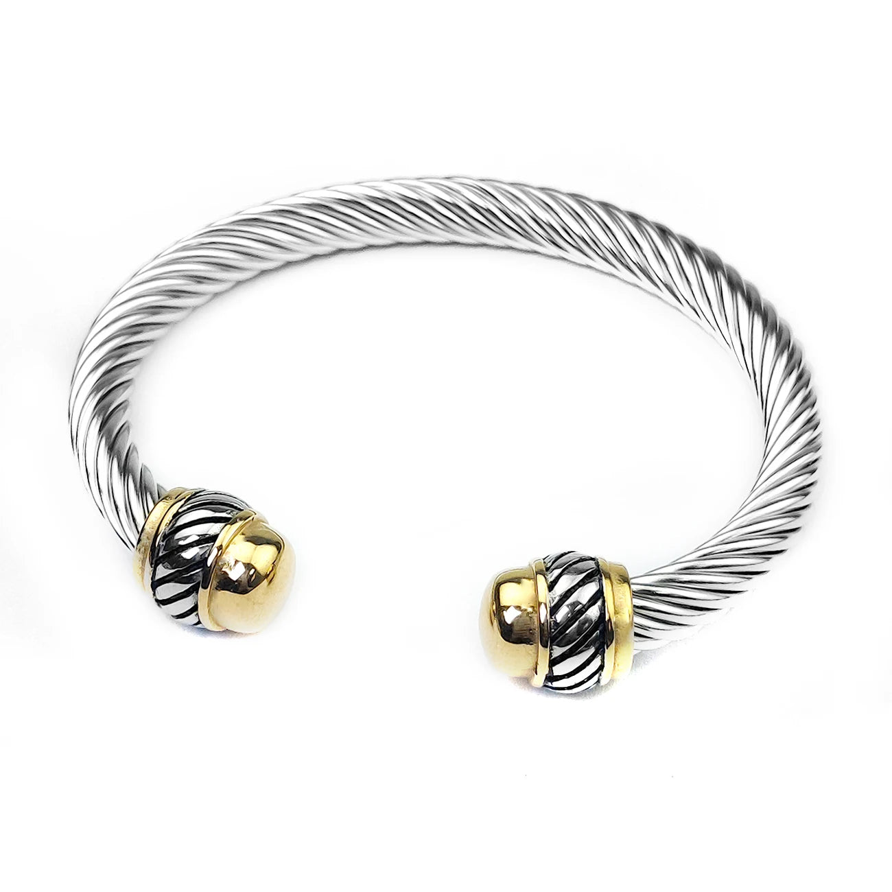 7mm Stainless Steel Cable Bracelet