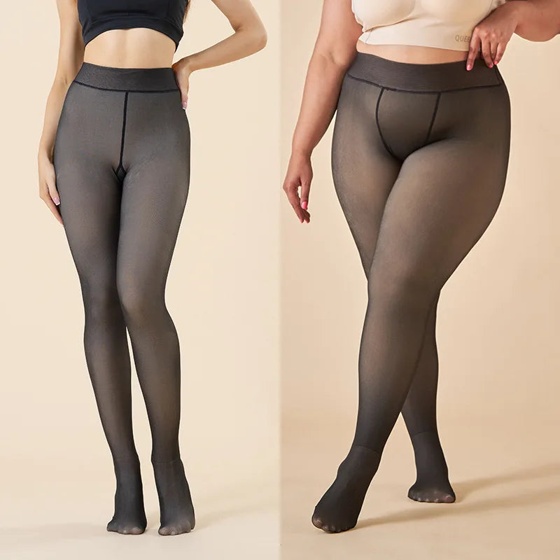 Winter Translucent Tights Leggings