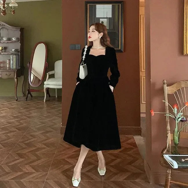 French Hebe Little Black Dress