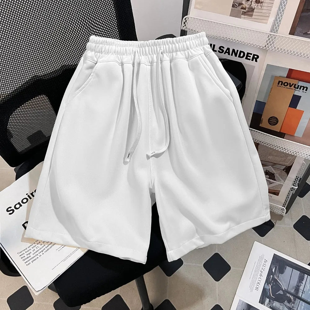 Cotton Black Sports Shorts Women's