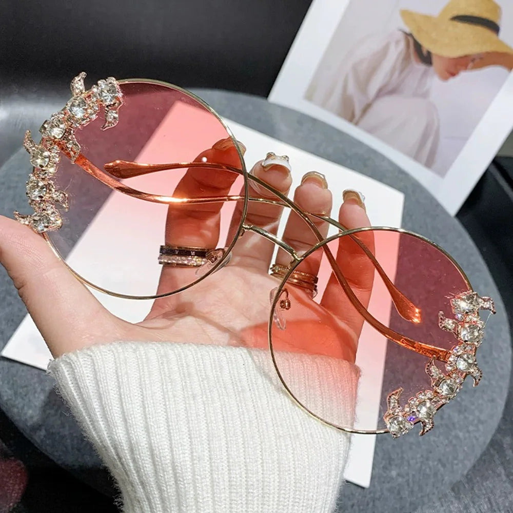Luxury Diamond Studded Sunglasses