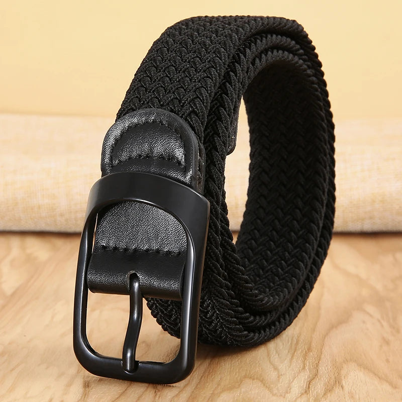Non-hole Punch-free MEN'S AND WOMEN'S Woven Belt