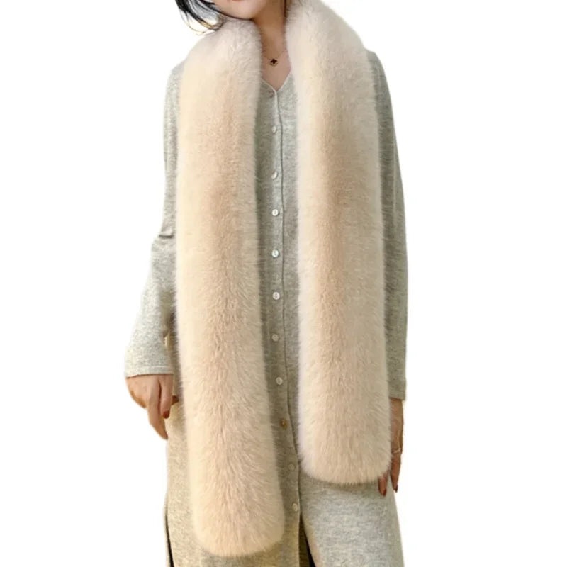 Winter Imitation Mink Fur Scarfs