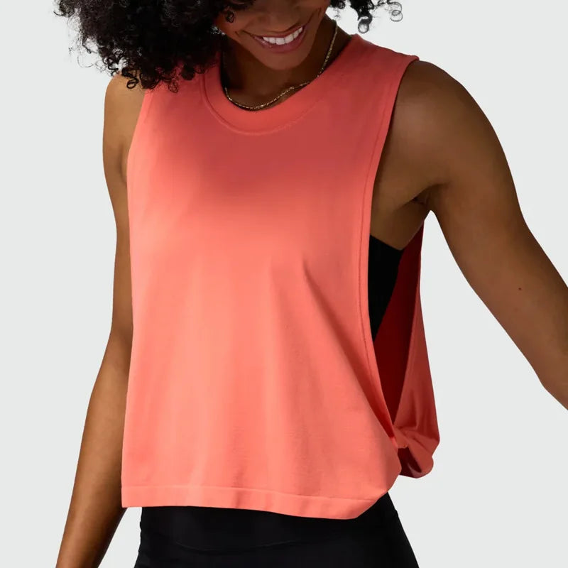 Women Sleeveless Yoga Tops