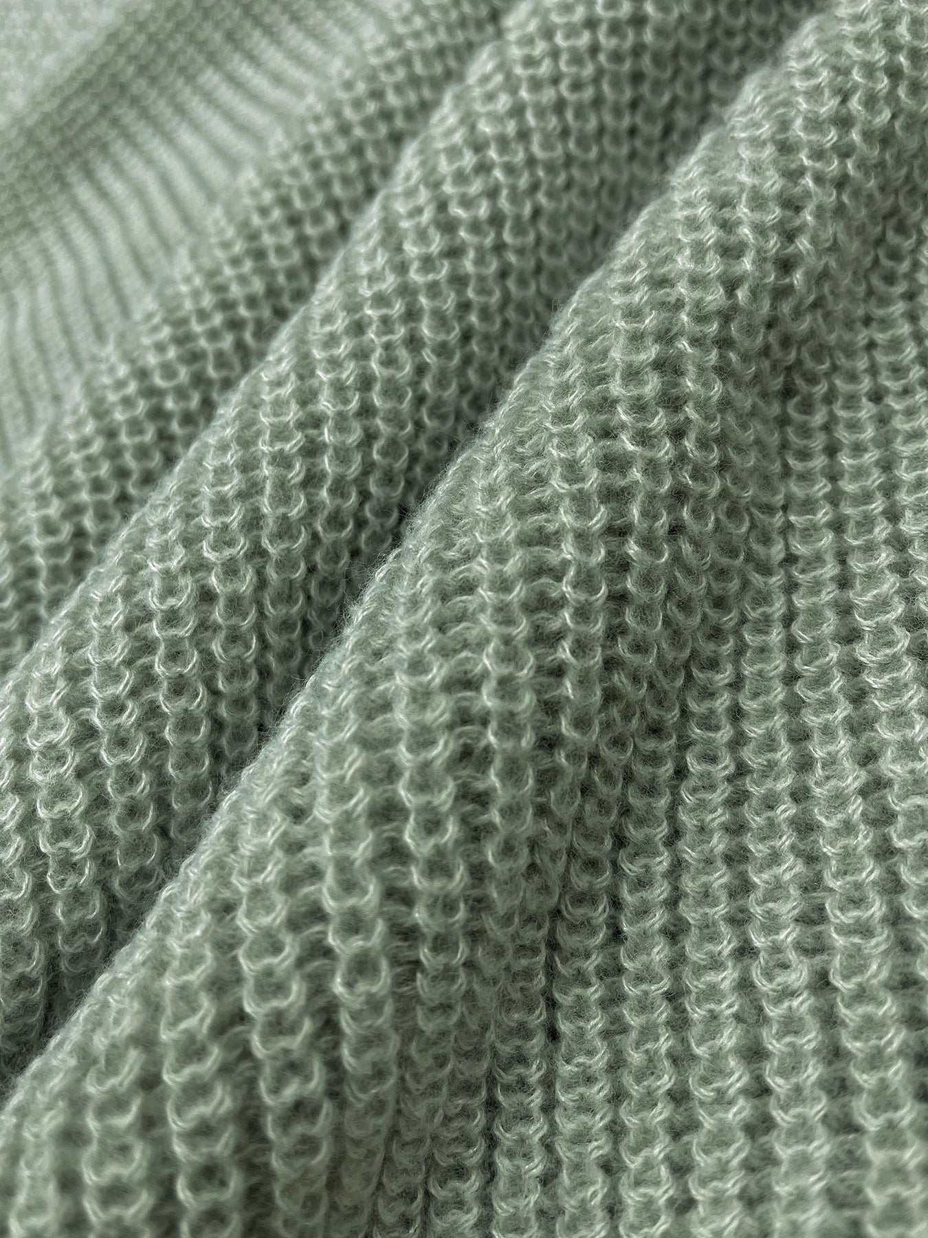 Women's Plain Bishop Sleeve V Neck Sweater Dress