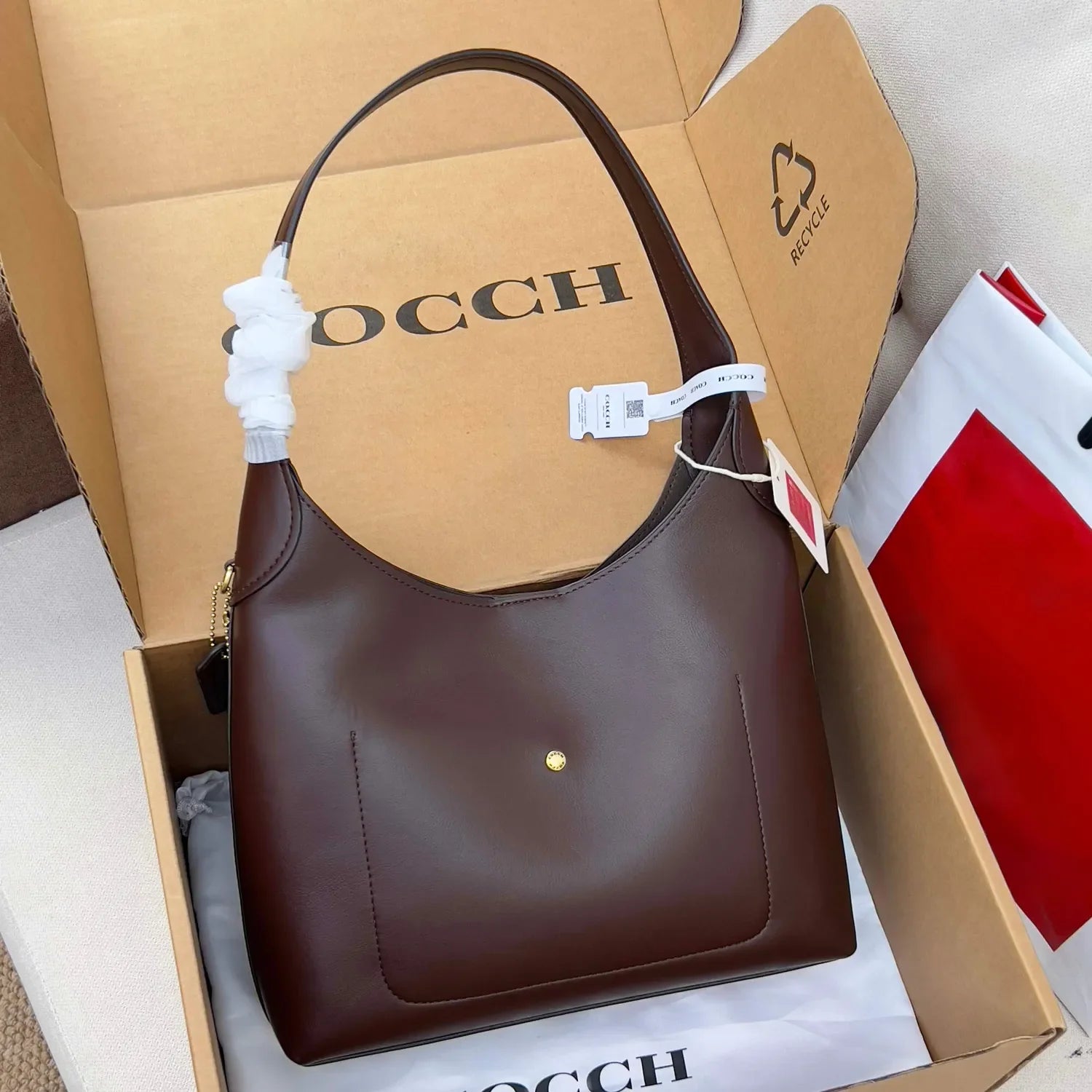 Designer Brooklyn bag single shoulder