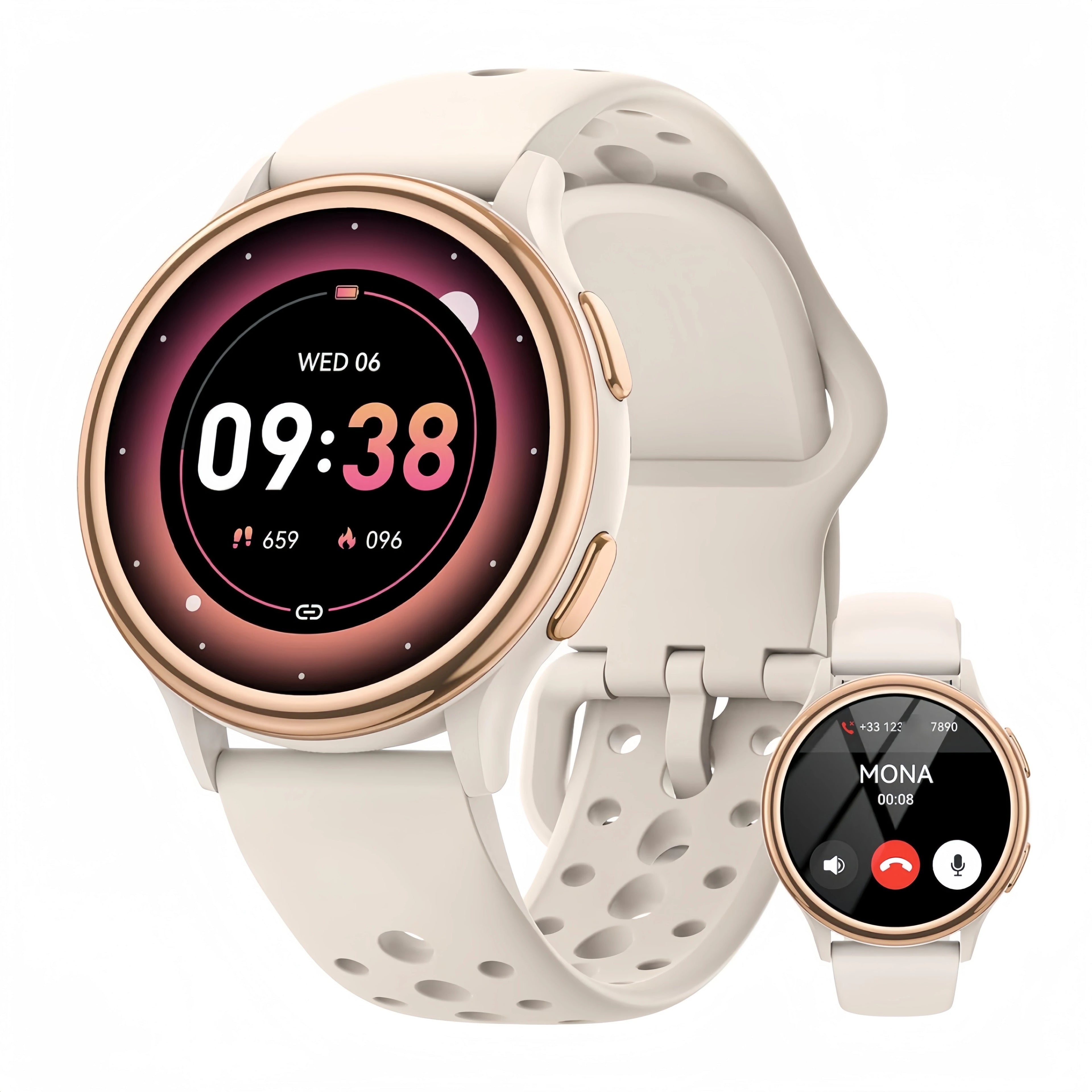 1.27" Fitness Tracker Smartwatch for iPhone ＆ Android