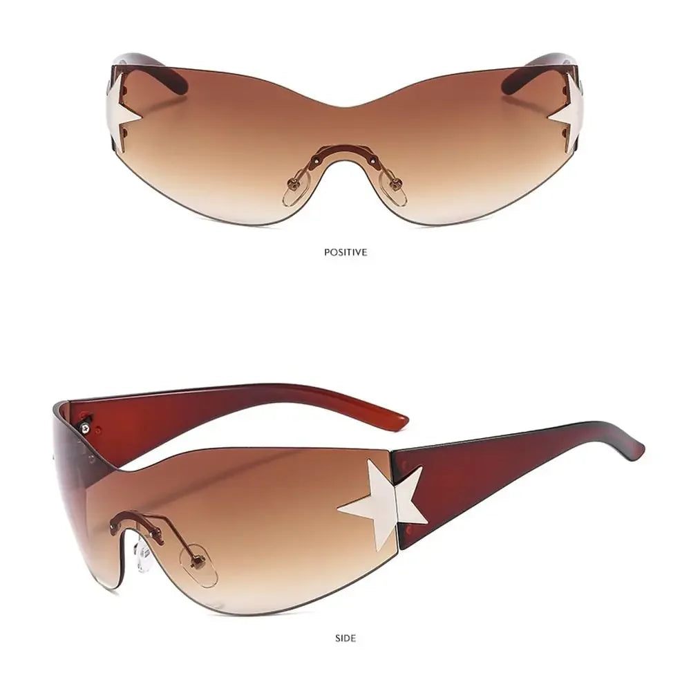 Wrap Around Sunglasses for Women Men