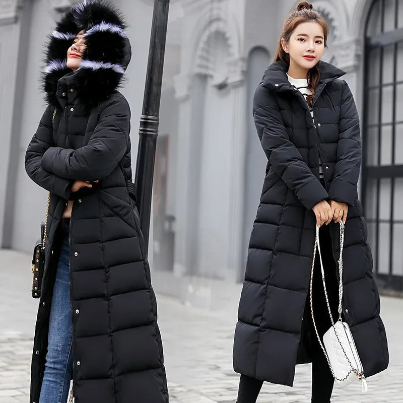 Korean Style Thickened Winter Long Coat