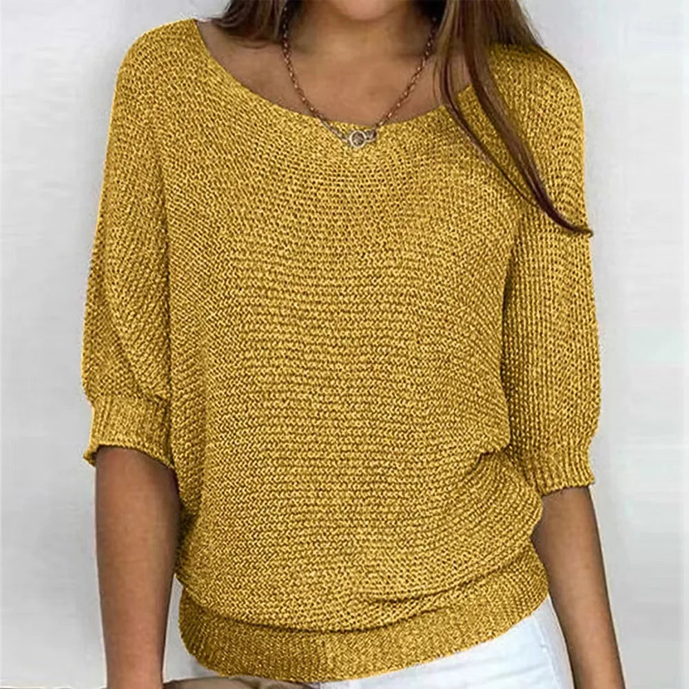 Women Sweater Basic Pullover