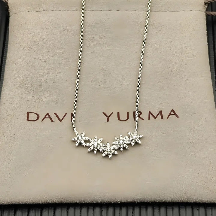 DY Classic Love Star Pearl Pendant Necklace