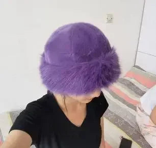 Thicken Plush Warm Fur Hat