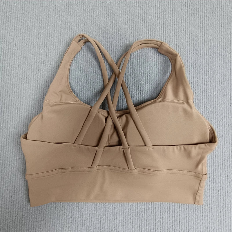Yoga sports bra Solid color