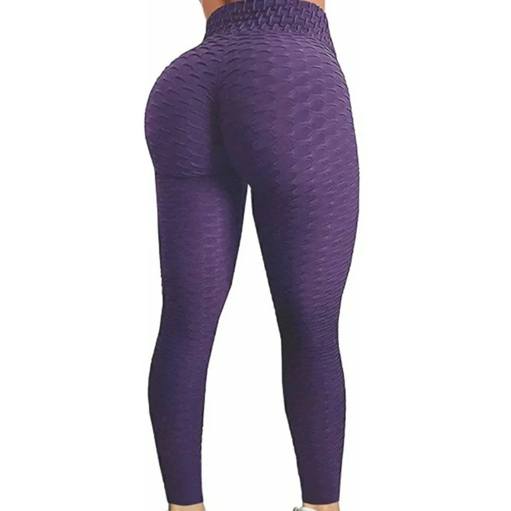 Women High Waist Bubble Leggings