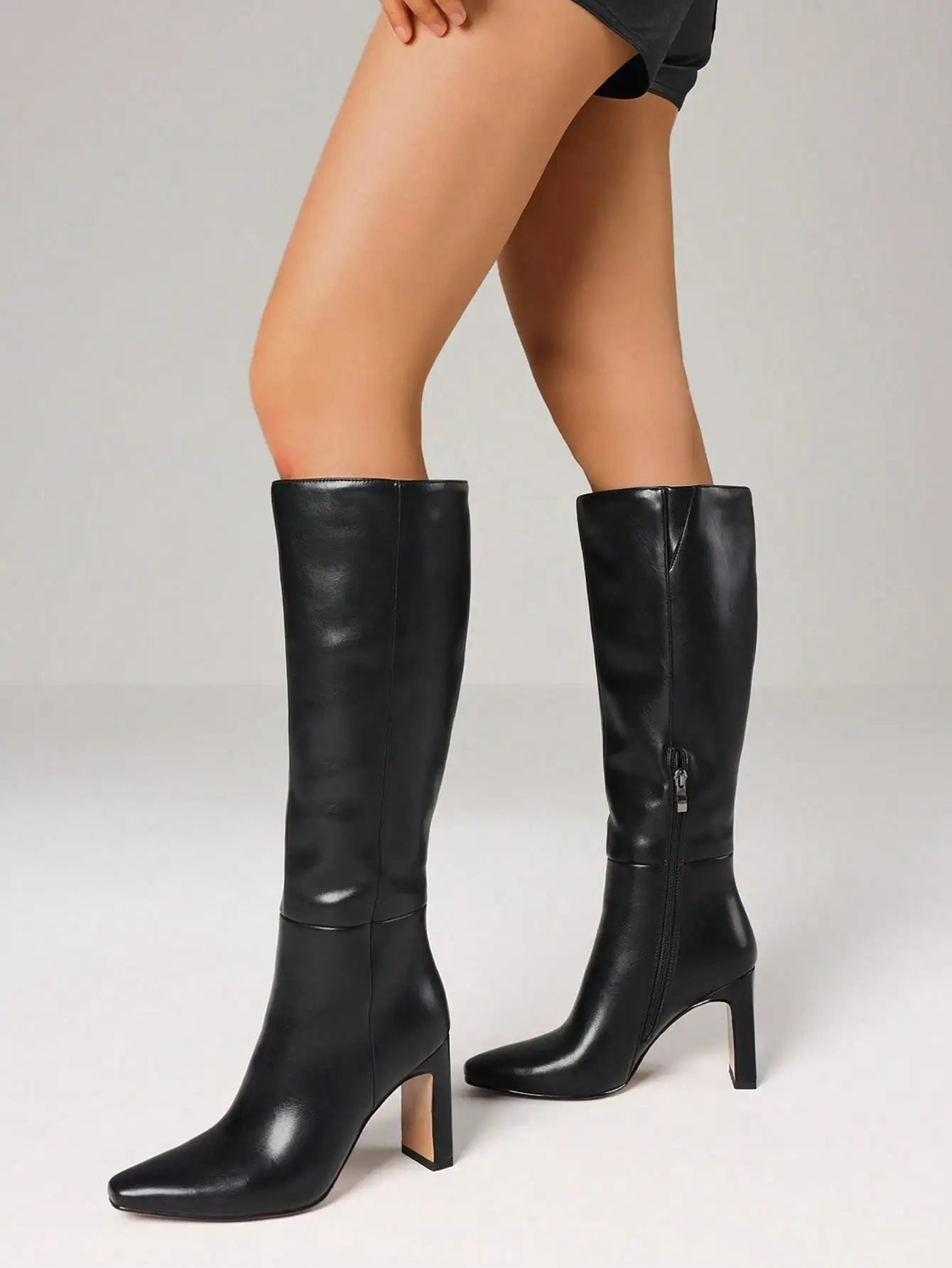 Sexy Elegant Women Knee High Boots
