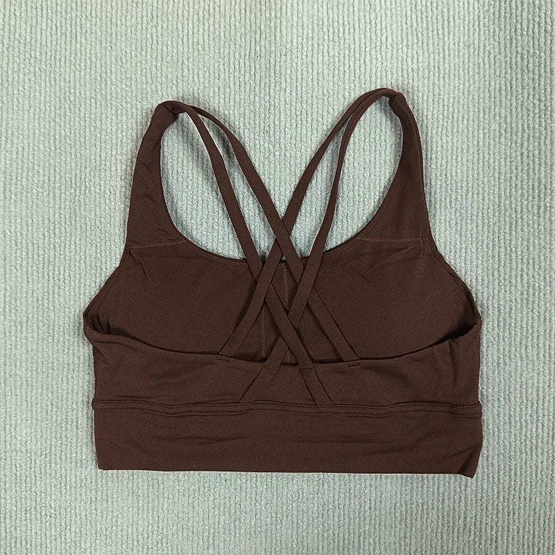 Yoga sports bra Solid color