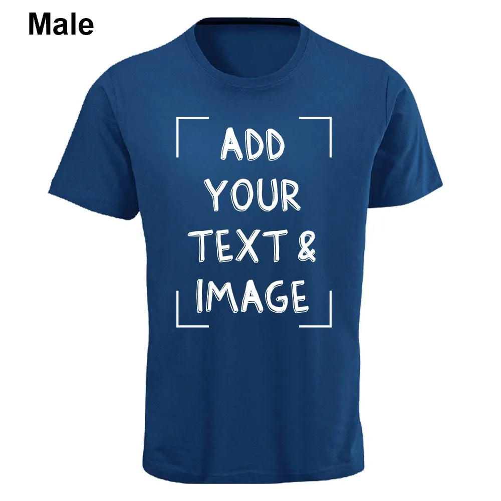 Custom T-shirt with Your Photo Text Image