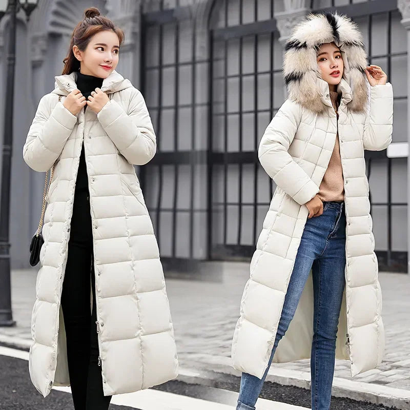 Korean Style Thickened Winter Long Coat